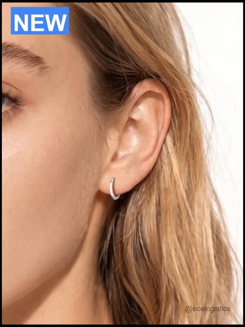 Small Huggie Hoop Earrings for Women, 925 Sterling Silver Posts,